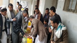 يمن ثبات تدش مشروع توزيع السلال الغذائية لأسر المرابطين بالجبهات