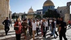 قطعان المستوطنين الصهاينة يقتحمون باحات الأقصى المبارك
