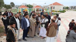 افتتاح ثلاث حدائق عامة بمدينة ذمار