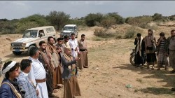 وكيل محافظة ذمار يزور المرابطين في جبهة ناطع بالبيضاء