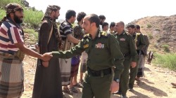 نائب وزير الداخلية يزور المرابطين في جبهات مأرب