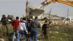 الاحتلال الاسرائيلي يهدم حظيرة أغنام وغرفة زراعية جنوب الخليل