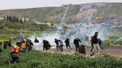 إصابات عشرات الفلسطينيين بالاختناق خلال قمع الاحتلال لمسيرة جنوب نابلس