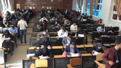 أكثر من ثلاثة آلاف  كادر صحي يؤدون اختبار الكفاءة بصنعاء