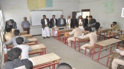 تدشين اختبارات الثانوية العامة بمحافظة صنعاء