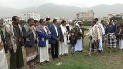 استقبال الأسيرين المحررين الزايدي والقمعري بمحافظة إب