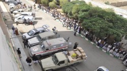 تسيير قافلة مالية وعينية من ديوان ومكاتب محافظة صنعاء للمرابطين