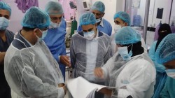 لجنة من وزارة الصحة تطلع على برامج التدريب بفرع المجلس الطبي بالحديدة