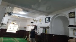 تفقد أعمال الترميم بمسجد الإمام الحسين بمدينة البيضاء