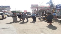 إزالة المظاهر العشوائية من شارعي الزبيري وحدة بأمانة العاصمة