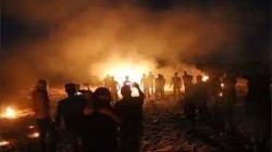 إصابة عدد من الفلسطينيين جراء قمع الاحتلال لمظاهرة الإرباك الليلي شرق رفح