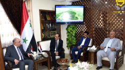 السفير صبري يناقش مع وزير الصناعة السوري التعاون في المجال الصناعي