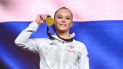الروسية ميلنيكوفا تفوز بالميدالية الذهبية في بطولة العالم للجمباز الفني