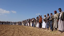 وقفة حاشدة في الحيمة الخارجية لإعلان البراءة من المرتزقة