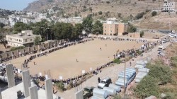 وقفة بالعدين في إب لرفد الجبهات ومواجهة التصعيد الأمريكي