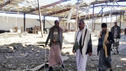 الدريب يطلع على أضرار العدوان بمخزن مواد صيانة شبكات مياه وصرف صحي