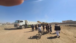 شق وردم شارع حدودي بمنطقة السواد في صنعاء