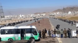 وقفة احتجاجية في سنحان للتنديد بجرائم العدوان والبراءة من الخونة