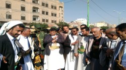 عضو السياسي الأعلى الحوثي يحيي مواقف قبائل مأرب وشبوة والبيضاء