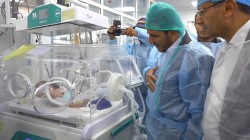 وزير الصحة يفتتح الحضانة المركزية عناية حديثي الولادة والخدج بمستشفى السبعين