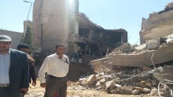  الجنيد وعُباد يطّلعان على أضرار جريمة قصف العدوان الحي الليبي في صنعاء