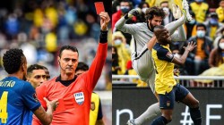 حكم الإكوادور والبرازيل بتصفيات 2022م يرفع ثلاث بطاقات حمراء