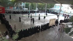 وقفة نسائية في مدينة الحديدة بذكرى رجب