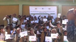 اختتام دورة تدريبية لفرسان التنمية في مديرية بدبدة بمأرب