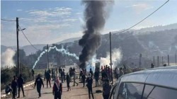 إصابة عدد من الفلسطينيين خلال اقتحام الاحتلال بلدة اللبن الشرقية