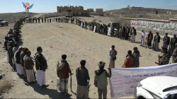 تدشين حملة اعصار اليمن بمديرية جبل مراد بمأرب