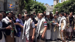 استقبال ثلاثة من الأسرى المحررين في إب