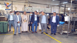 وكيل محافظة صنعاء يتفقد أداء عدد من المصانع بالمحافظة