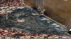 مستوطنون يحرقون أجزاء من مسجد جنوب نابلس