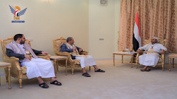 Präsident Al-Mashat trifft den amtierenden Gouverneur von Al-Dhale' und den ersten Stellvertreter der Provinz