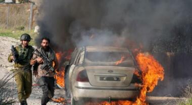 Settlers Attack Al-Mazra'a Ash-Sharqiya Town, East of Ramallah