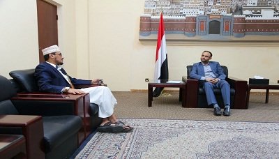 الرئيس المشاط يلتقي عضو الهيئة العليا لاتحاد حزب الرشاد اليمني