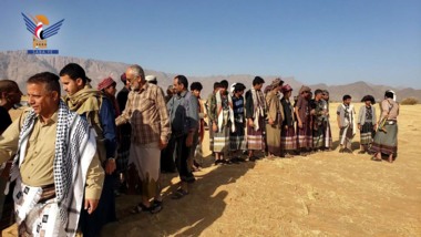 وكيل وزارة الصحة يزور المرابطين في جبهة الجوبة بمأرب
