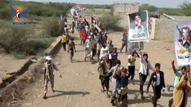 Marsch für Absolventen von Mobilisierungskursen und ein Stand für die Hashabara-Stämme in Zaidiyah