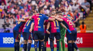  برشلونة يسعى لحسم التتويج بلقب الدوري الإسباني أمام إسبانيول الخميس المقبل