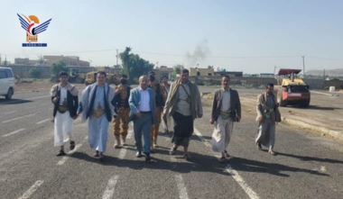 Service & Electricity Ministers & Amran Governor inspect parade ground preparing progress