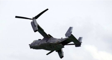 US military plane with eight people on board crashe off Japan