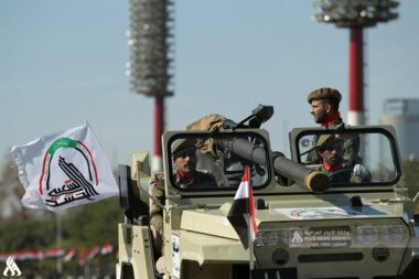 الحشد العراقي يدمر مضافة لداعش ويضبط أسلحة شمال غرب كركوك
