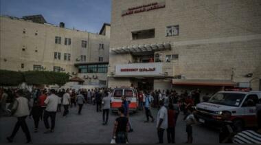 وزارة الصحة بغزة تدين قصف العدو الصهيوني مبنى مستشفى الاقصى