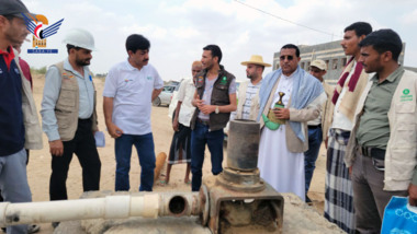 Examen de l'état de mise en œuvre des projets d'eau dans le district d'Abs à Hajjah