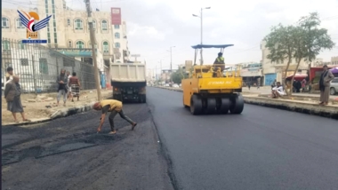 تفقد سير العمل بمشروع ترميم وتأهيل شارع الثلاثين في معين بالأمانة