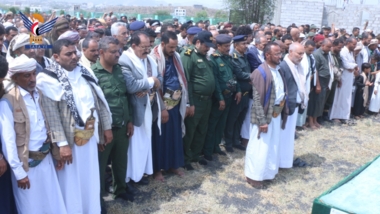 Funeral of Colonel Ahmed Al-Junaid in Taiz