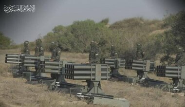 Palestinian resistance bombards  enemy army command rooms in 