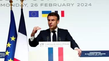 الرئيس الفرنسي لا يستبعد إرسال قوات لهزيمة روسيا في حربها مع أوكرانيا