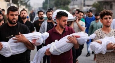 Martyrium von 15 Palästinenser bei Beschuss eines Hauses in Deir al-Balah im zentralen Gazastreifen