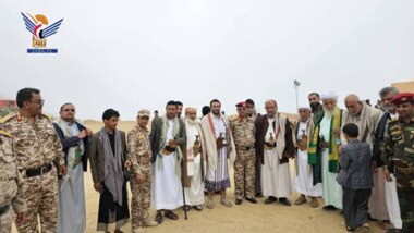 Der Vorsitzende des Obersten Mobilisierungskomitees, Anführer, Scheichs und Gelehrte besuchen die Almoraviden in Al-Baqa‘ und Nadschran